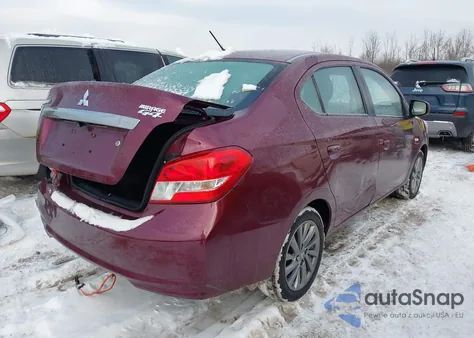 2018 Mitsubishi Mirage G4 Es z USA, uszkodzony, nr VIN ML32F3FJ6JHF13755